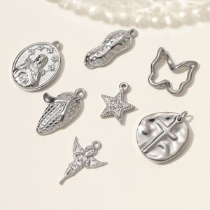 1 Piece Gorgeous Angel Stainless Steel Women's Pendants h5 Picture3
