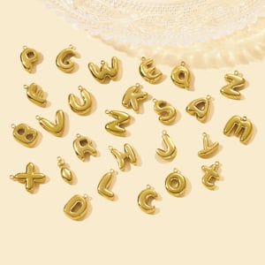1 Piece Classic Letter Stainless Steel Gold Color Women's Pendants h5 Picture3