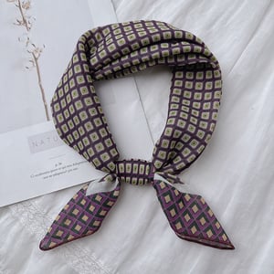 1 Piece Retro Plaid Cotton Bandana h5 