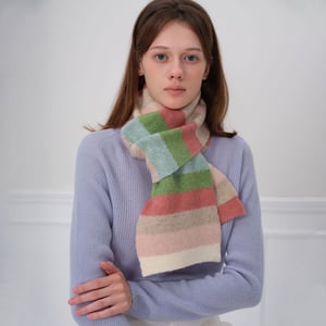 1 Piece Vogue Stripe Polyester Women's Winter Scarves h5 Picture3