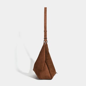 1 Piece Simple Series Casual Solid Color Imitation Suede Women's Shoulder Bags h5 Picture2