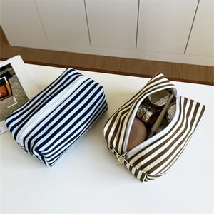 1 Piece Simple  Casual Strip Polyester Women's Makeup Bags h5 Picture3