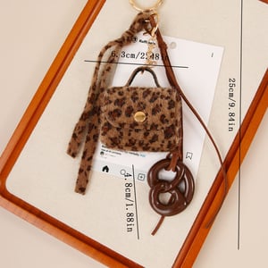 1 Piece Romantic Series Retro Leopard Print PU Women's Bag Charms h5 Picture2