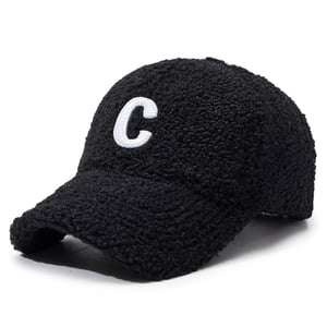 1 Piece Casual Letter Plush Baseball Cap h5