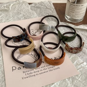 1 Piece Romantic Simple Gradient Color Acetate Women's Hair Ties h5 Picture2