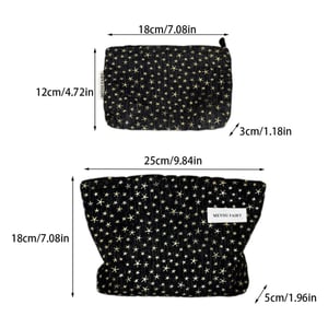 1 Piece Simple Series Casual Star  Women's Makeup Bags h5 Picture4