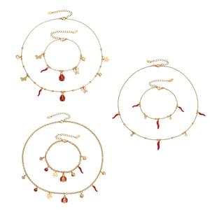 Classic Beetle&Clover Stainless Steel Gold Color Zircon Women's Jewelry Sets h5 Picture7