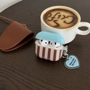 1 Piece Personalized Creative Color-Blocked Stripes Women's Earphone Case h5 Picture2