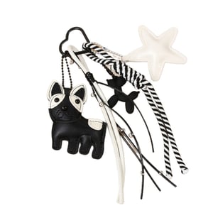 1 Piece Cute French Bulldog Puppy  PU Women's Bag Charms h5 Picture5