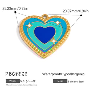 1 Piece Retro Flower Stainless Steel Gold Color DIY Pendant h5 Picture2