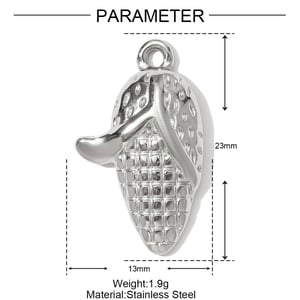 1 Piece Gorgeous Angel Stainless Steel Women's Pendants h5 Picture2