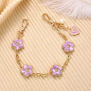 1 Piece Sweet Flower Metal Phone Chain h5 Picture2