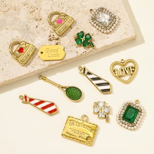 1 Piece Exquisite Clover Stainless Steel Gold Color Women's Pendants h5 Picture3