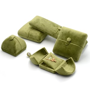 Solid Color Velvet Jewelry Boxes h5 Picture4