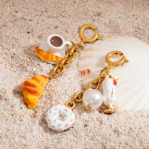 1 Piece Cute Doughnut Keychain h5 Picture3