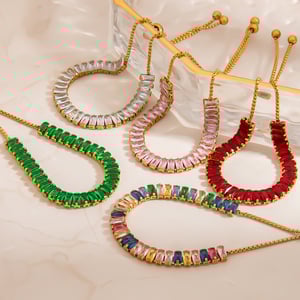 1 Piece Luxurious  Irregular Shape Stainless Steel  Gold Color  Women's Chain Necklaces h5 Picture4
