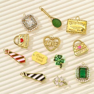 1 Piece Exquisite Clover Stainless Steel Gold Color Women's Pendants h5 Picture5