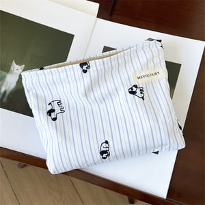 1 Piece Simple Cute Cartoon Puppy  Women's Makeup Bags h5