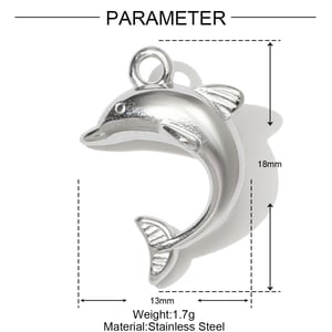 1 Piece Romantic Butterfly Stainless Steel Women's Pendants h5 Picture2