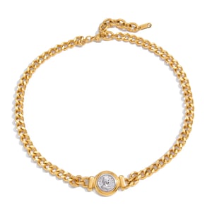 1 Piece Simple Figure Gold&Silver Colors Stainless Steel Women's Chain Necklaces h5
