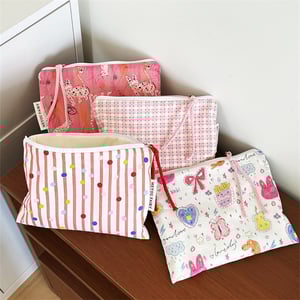1 Piece  Cute Heart Animal Polka Dots  Women's Makeup Bags h5 Picture2