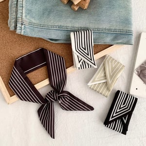 1 Piece Classic Strip Polyester Women's Summer Bandana h5 Picture4