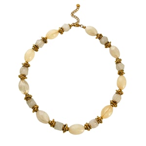 1 Piece Retro Resin Beaded Necklace h5 