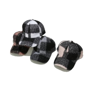 1 Piece Casual Plaid Baseball Cap h5 Picture2