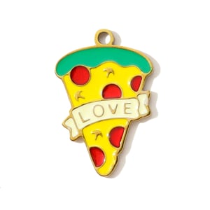 1 Piece Simple Series Cute Food Stainless Steel Gold Color Women's Pendants h5