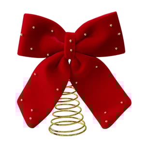1 Piece Christmas Red Bowknot Polyester Party Supplies h5 Picture5