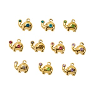 1 Piece Simple DIY Cute Elephant Stainless Steel Women's Pendants h5 Picture4