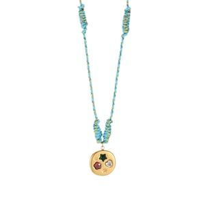 1 collar con colgante de acero inoxidable con forma irregular y caprichosa para mujer h5 