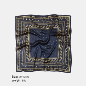 1 Piece Retro Paisley Pattern Polyester Bandana h5
