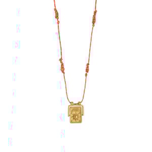 1 collar colgante sofisticado de acero inoxidable con diseño de fresa para mujer h5 Imagen7