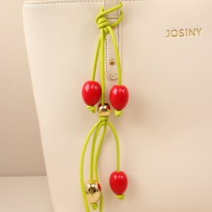 1 Piece Imitation Fruit Hand Woven Women's Bag Charms h5 Picture3