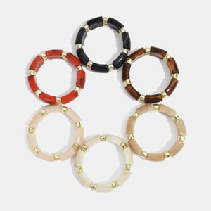 1 Parça Akrilik Boncuklu Bilezik h5 Resim4