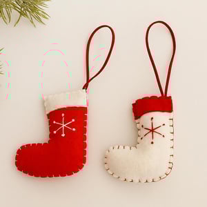 1 Piece Christmas Sock Wool Felt Party Supplies h5 Picture2
