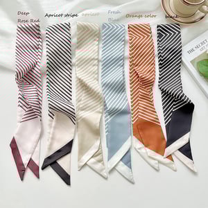 1 Piece Classic Strip Stainless Steel Women's Bandana h5 Picture2
