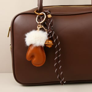 1 Fashion Furry  Cute Small Glove PU Women's Bag Charms h5 Picture3