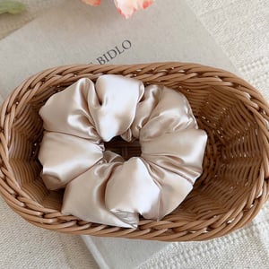 1 Piece Classic Solid Color Polyester Women's Scrunchies h5