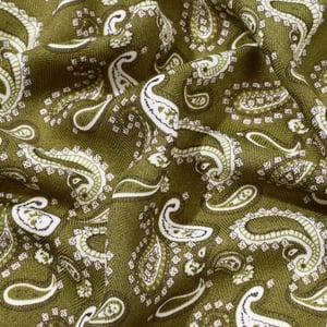 1 Piece Retro Mixed Color Paisley Pattern Polyester Bandana h5 Picture4