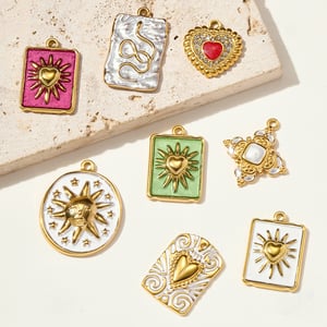 1 Piece Romantic Heart Stainless Steel Women's Pendants h5 Picture4