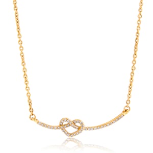 1 Piece Sophisticated Heart Stainless Steel Gold Color Women's Pendant Necklaces h5