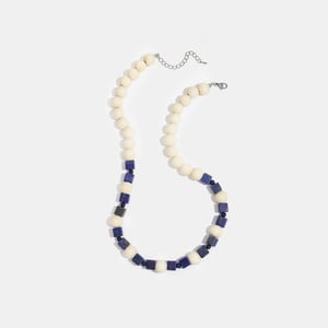 1 Piece Indie Style Stone & Wooden Beaded Necklace h5 Picture4