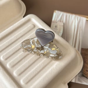 1 Piece Designable Heart Acetate Women's Hair Clips h5