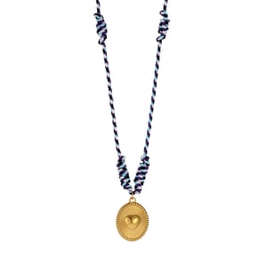 Collar con colgante clásico de luna de acero inoxidable para mujer, 1 pieza h5 Imagen5