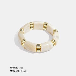 1 Parça Akrilik Boncuklu Bilezik h5 Resim2