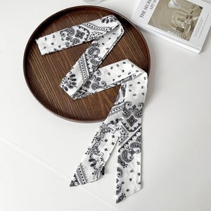 1 Piece Classic Paisley Pattern Polyester Women's Bandana h5