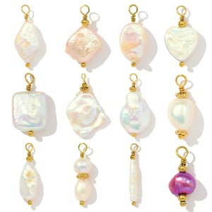 1 Piece Gorgeous Irregular Shape Fresh Water Pearl Women's Pendants h5 Picture5