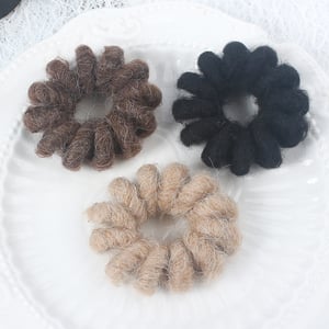 1 chouchou simple et décontracté en fourrure pour femme h5 Image3